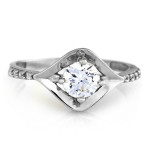 złoty pierścionek bez kamieni