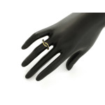 złoty pierścionek bez kamieni