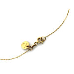 gładki złoty naszyjnik