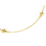 klasyczny złoty naszyjnik