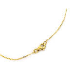 złoty naszyjnik bez kamieni