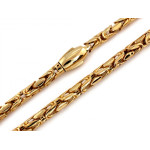 Złoty łańcuszek 585 gruby męski