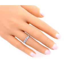 pierścionek z ametystem złoto