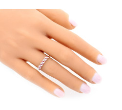 gładki złoty pierścionek