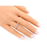 gładki złoty pierścionek