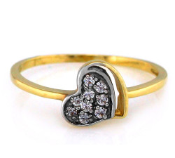 klasyczny złoty pierścionek