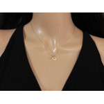 gładki złoty naszyjnik