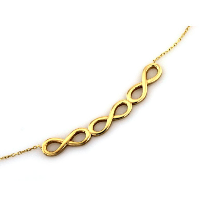 klasyczny złoty naszyjnik