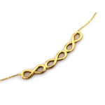 klasyczny złoty naszyjnik