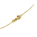 złoty naszyjnik bez cyrkonii