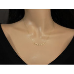 złoty naszyjnik bez kamieni