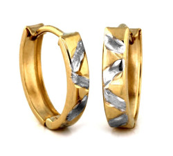 kolczyki złote bez cyrkonii