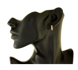 złote kolczyki gładkie