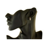 złote kolczyki gładkie