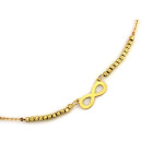 złoty naszyjnik bez kamieni