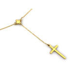 złoty naszyjnik bez kamieni