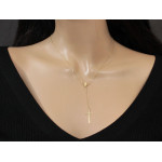 gładki złoty naszyjnik