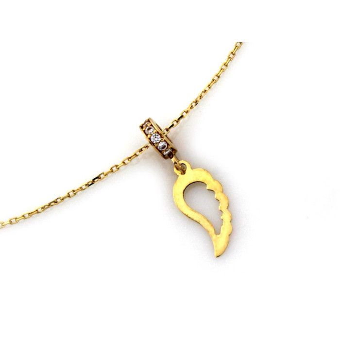 klasyczny złoty naszyjnik