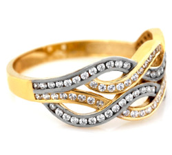 złoty pierścionek bez kamieni