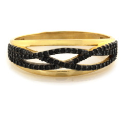 gładki złoty pierścionek