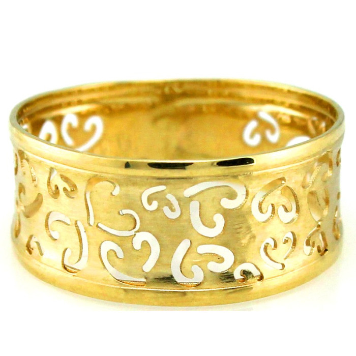 klasyczny złoty pierścionek