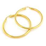 Złote kolczyki 375 damskie koła