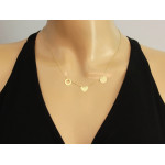 złoty naszyjnik bez cyrkonii