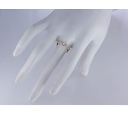 złoty pierścionek bez kamieni