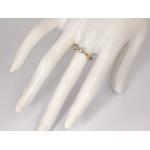 gładki złoty pierścionek