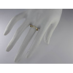 złoty pierścionek bez cyrkonii