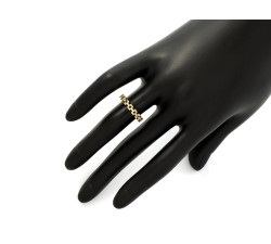 gładki złoty pierścionek