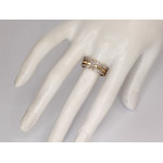 gładki złoty pierścionek