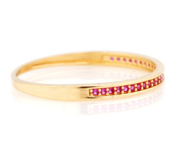 klasyczny złoty pierścionek