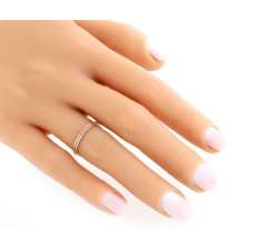 złoty pierścionek bez kamieni