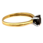 klasyczny złoty pierścionek