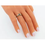 klasyczny złoty pierścionek