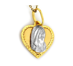 klasyczny złoty wisiorek