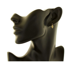 Złote kolczyki 585 anioł