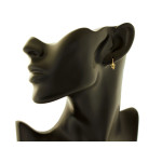 Złote kolczyki 585 anioł