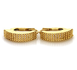 złote kolczyki 333 dla kobiety