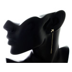 złote kolczyki gładkie