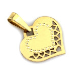 złota przywieszki bez cyrkonii