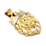 złota przywieszki bez cyrkonii