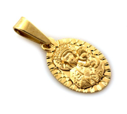 złota przywieszka komunia