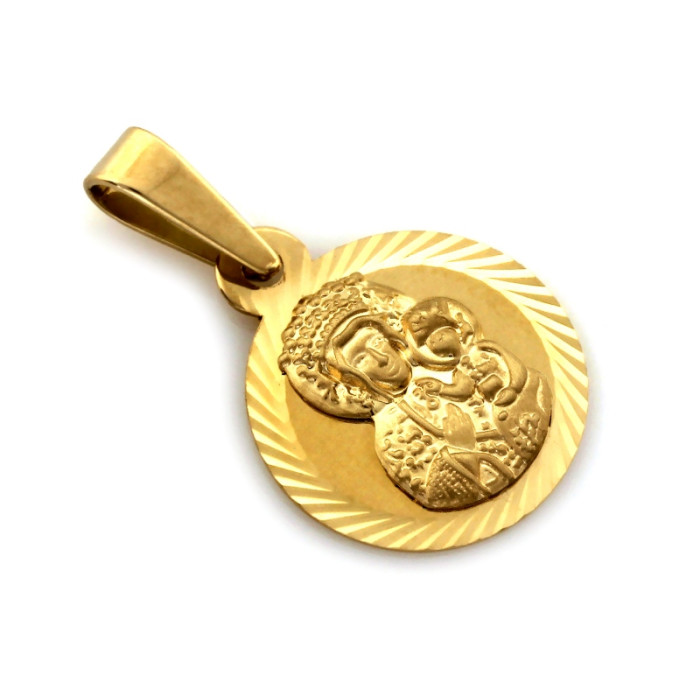 klasyczny złoty wisiorek 585
