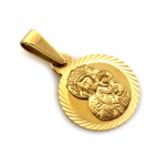 klasyczny złoty wisiorek 585