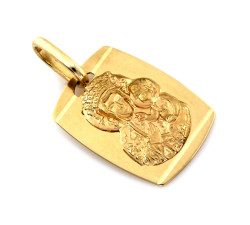 złota przywieszki bez cyrkonii