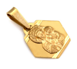 Złota zawieszka 8K