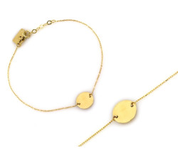 Bransoletka złota 333 celebrytka