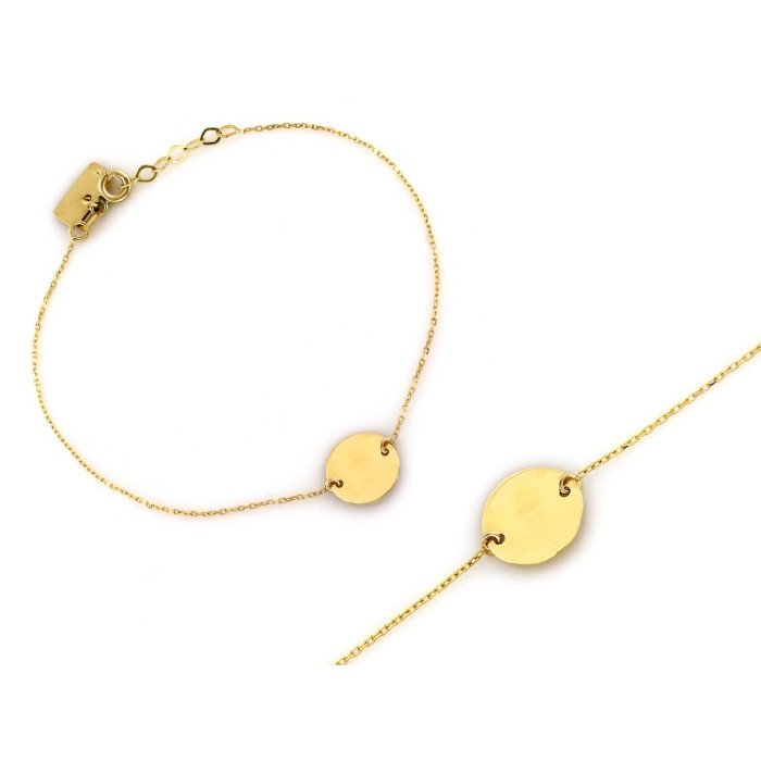 Bransoletka złota 333 celebrytka